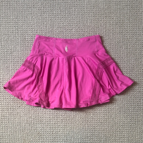 Free People Dresses & Skirts - Free People Women's Pink Athletic Skirtwith Flared Hem